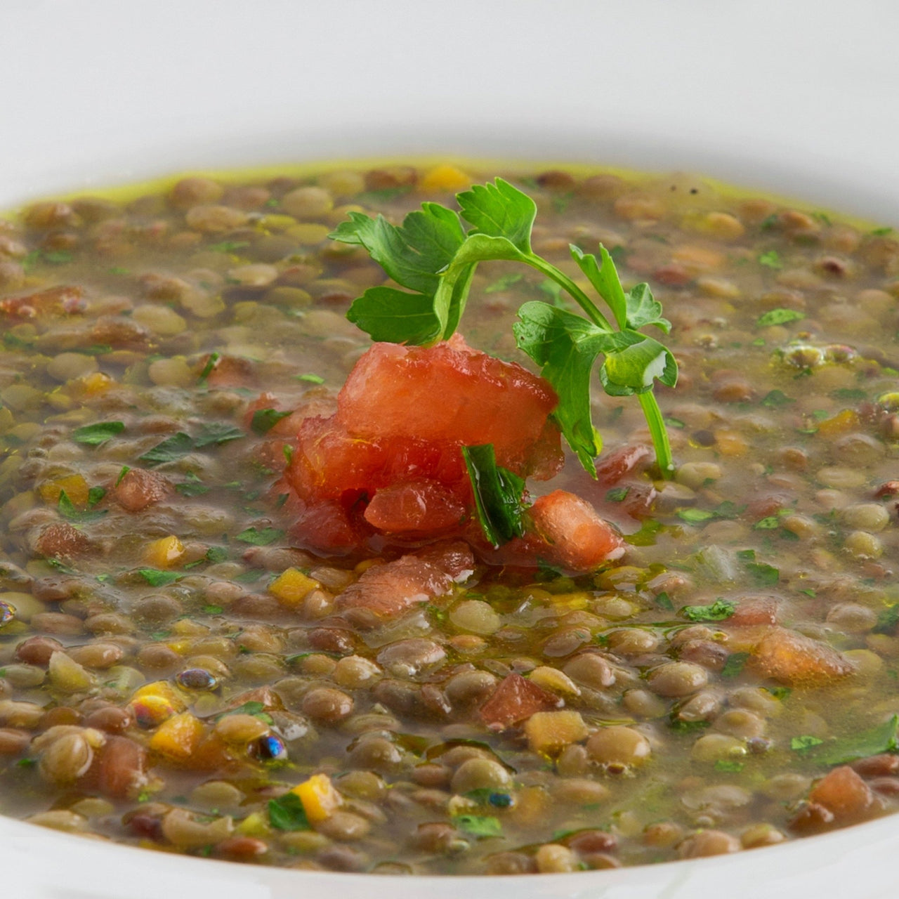 Lentil soup with tomatoes | Marqt.no