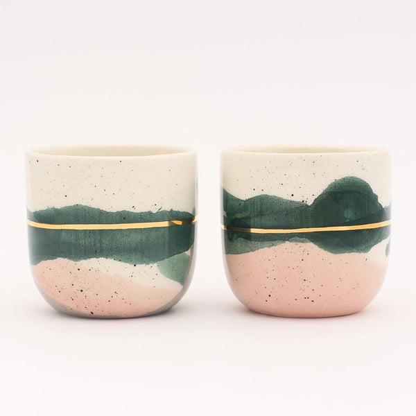 Ceramic macchiato cup Landscape - Marqt.no