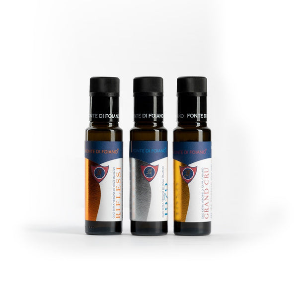Extra virgin olive oil tasting kit - Fonte di Foiano - Marqt.no